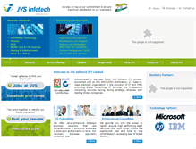 Tablet Screenshot of jvsinfotech.com